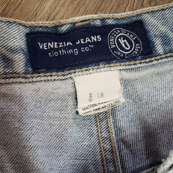 Venezia Jeans Denim Shorts Sz 18 - Picture 11 of 11